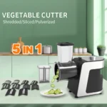 Multi-Functional Electric Vegetable Fruit Cutter Home Kitchen Electric Vegetable Shredder Potato Carrot Salad Slicer Power Tools - imagine 2