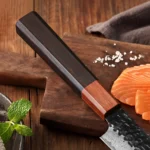F.YOUNG Japanese Hand Forged Kitchen Knives Damascus Steel Chef Knife Vegetable Slicing Sashimi Utility Cooking Kitchen Utensils - imagine 3