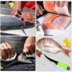 Stainless Steel Fillet Boning Knife for Fish Multi-Purpose Meat Cleaver Butcher Knife Fruit Cutter Fishes Slicing Kitchen Knives - imagine 5