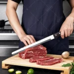 WXCOO Professional Kitchen Knives Versatile Cooking Tools Stainless Steel Meat Cleaver Chef Slicing Sushi Knife Ham Knife - imagine 4