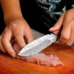 Utility Knife Barbecue Slicing Meat Fruit Fish Filleting Knife Chef Cooking Butcher Boning Knife Kitchen Knives Wooden Handle - imagine 5