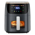 Patbrela Visible Air Fryer 7.0L 8-in-1 Max 200°C Electric Hot Fryer Oven Oilless Cooker with Touch Screen Nonstick Basket Family Size - imagine 8