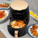 6L Air Fryer, Smart Touch Screen Multifunctional Oven, Large Capacity Mechanical Electric Fryer for