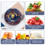 Electric Meat Grinders 5L Food Crusher Stainless Steel Multifunctional Vegetable Slicer Processor Chopper Kitchen Blenders - imagine 4