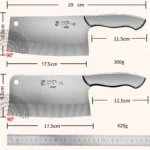 Stainless steel Kitchen Bone Cutting knife Home Heavy-duty Bone Chopper Knife Cooking tool Butcher Special Bone Chopping knife - imagine 6