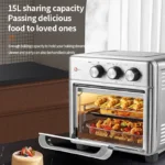 Smart air fryer oven 26L 13L Large Capacity Electric Air Fryers Visible Window Household Kitchen Deep Fryer without Oil EU 220V - imagine 5