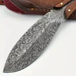 Utility Knife Barbecue Slicing Meat Fruit Fish Filleting Knife Chef Cooking Butcher Boning Knife Kitchen Knives Wooden Handle - imagine 6