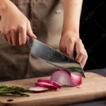 WXCOO Meat Boning Knife Set Butcher Knife Carving Cleaver Chef Santoku Japanese Kitchen Knives with Sheath - imagine 4