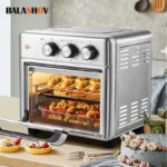 Smart air fryer oven 26L 13L Large Capacity Electric Air Fryers Visible Window Household Kitchen Deep Fryer without Oil EU 220V