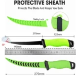 Stainless Steel Fillet Boning Knife for Fish Multi-Purpose Meat Cleaver Butcher Knife Fruit Cutter Fishes Slicing Kitchen Knives - imagine 6